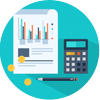 When you opt for the accounting feature with us using our web based content management system, we make available users respective ledgers on their mobile phones